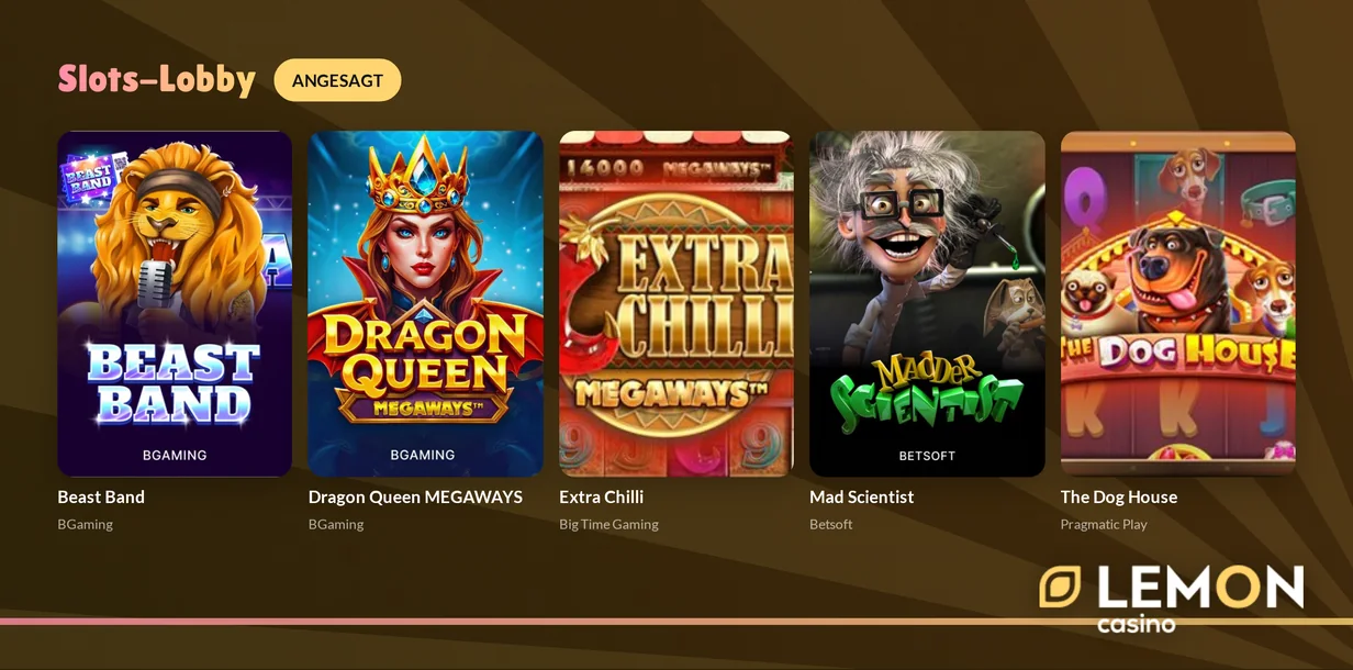 Durchstöbere beliebte Slots