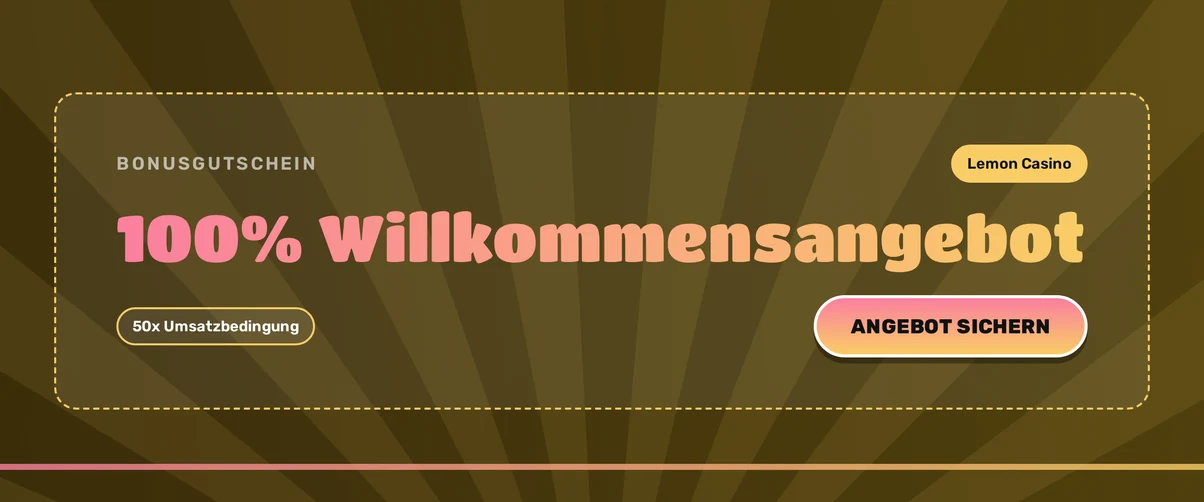 Willkommensbonus sichern